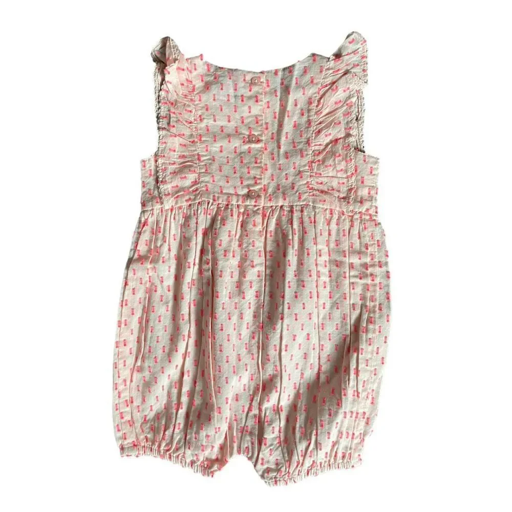 Baby Gap Adorable Pink Romper Sz 6-12mos​​​​​